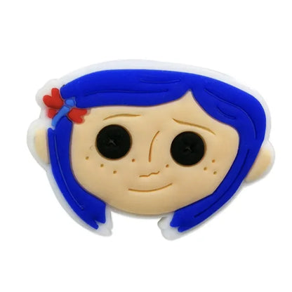 صنادل Coraline The Secret Door لتزيين الأحذية، قباقيب قصيرة لافتة للنظر من أجل الملاءمة