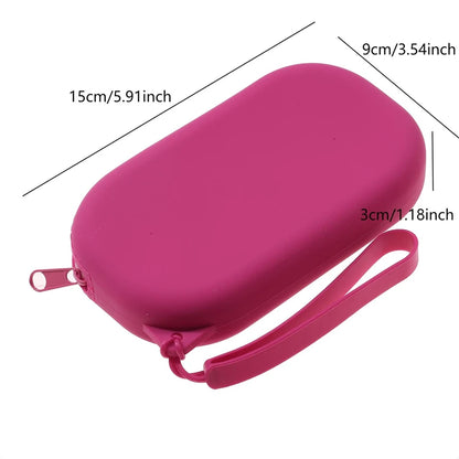 Sac cosmétique en silicone, rangement multifonction de grande capacité