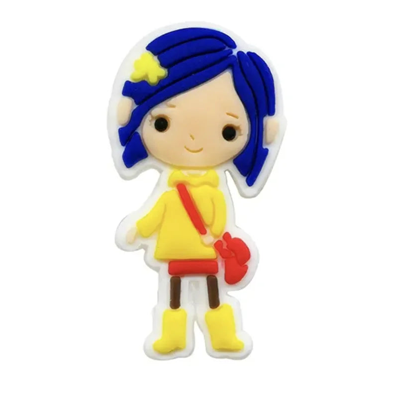 صنادل Coraline The Secret Door لتزيين الأحذية، قباقيب قصيرة لافتة للنظر من أجل الملاءمة