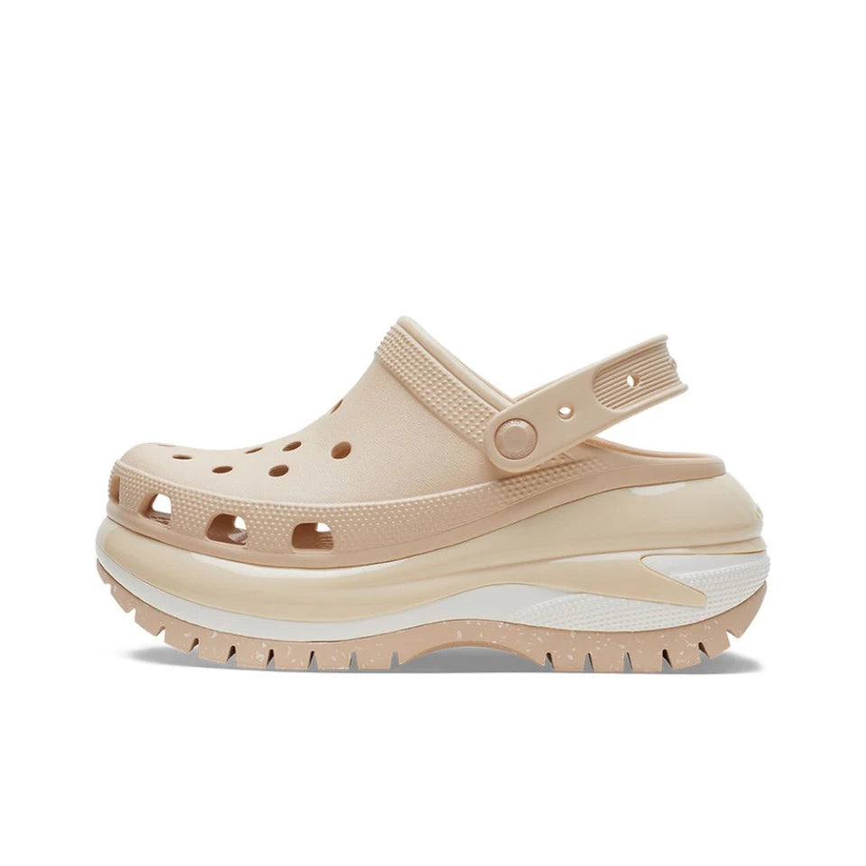 Crocs Classic Clog Mega Crush Casual Sandals Short Length Eye Catching Design for Beach Outdoor