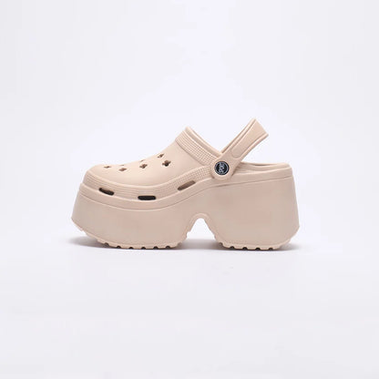 Women Thick Bottom hole shoes Unique Trend Beach