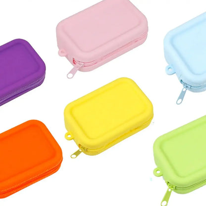 Sac à cosmétiques organisateur en Silicone, Vintage, étanche, fermeture éclair lisse