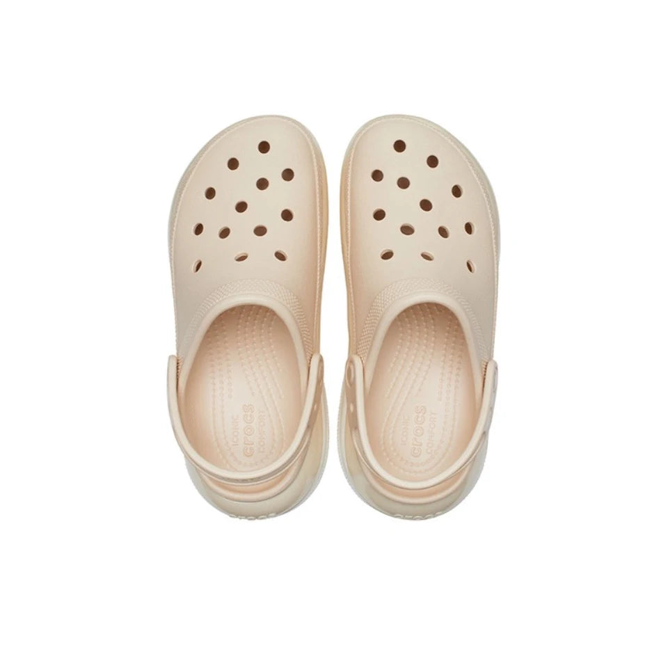 Crocs Classic Clog Mega Crush Sandales décontractées courtes longueur design accrocheur pour la plage en plein air