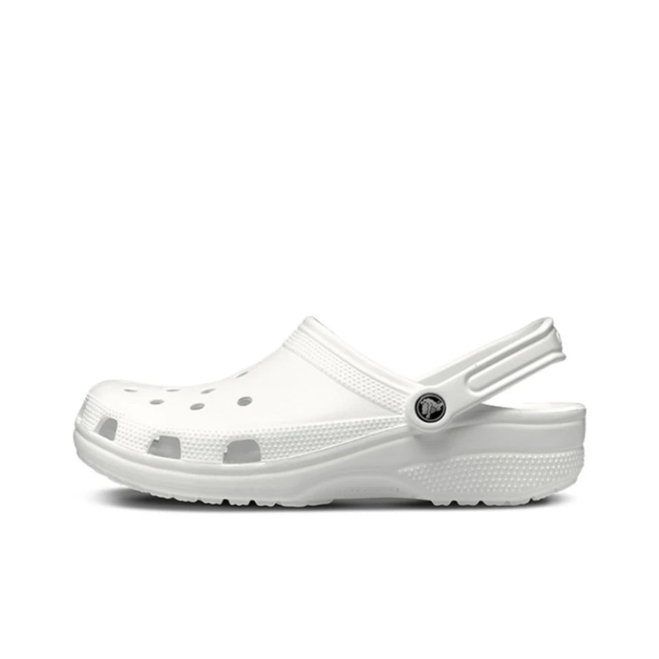 Sandales décontractées unisexes originales Crocs Classic Clog, courtes, design accrocheur