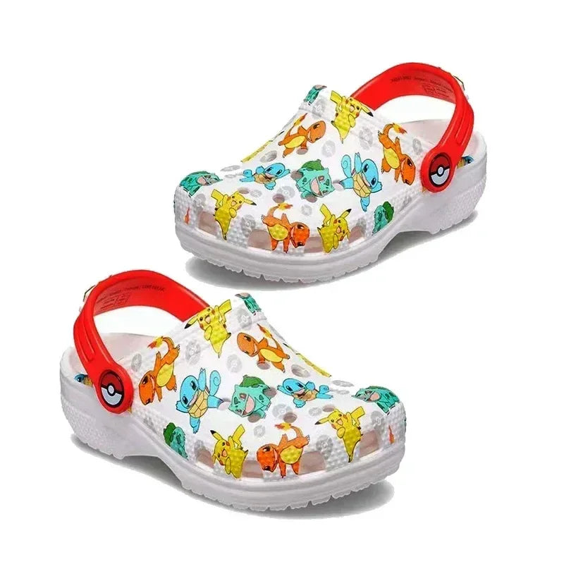 Children's Shoes Pikachu Squirtle Charmander Slippers Sandals Eva