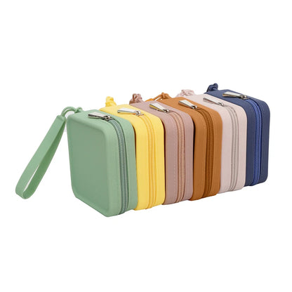 Mini Small Item Bag for Lipstick Cosmetic Cable Storage Short Eye Catching Design for Women