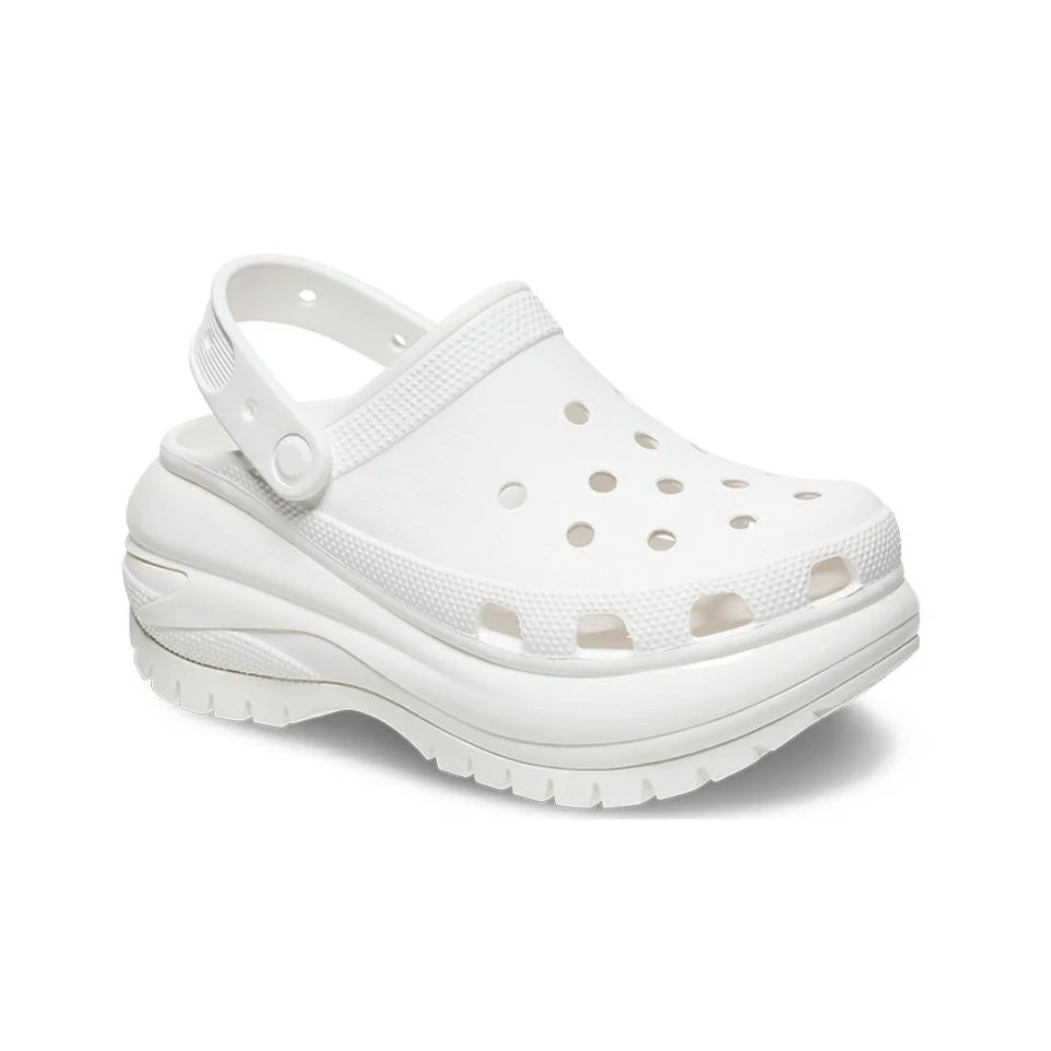 Sandales décontractées Crocs Classic Clog Mega Crush, longueur courte, design accrocheur