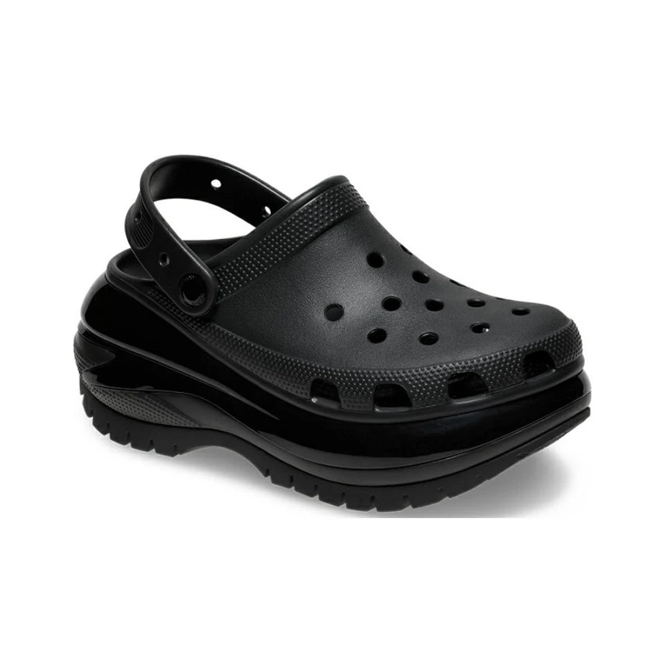 Sandales décontractées Crocs Classic Clog Mega Crush, longueur courte, design accrocheur