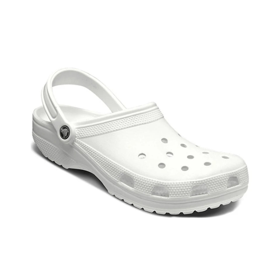 Sandales décontractées unisexes originales Crocs Classic Clog, courtes, design accrocheur