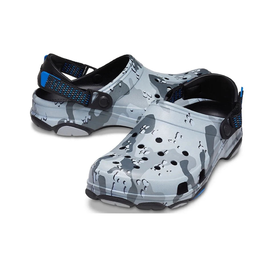 Unisex Crocs Classic Clog Terrain Casual Sandals Short Slip-Catching Design