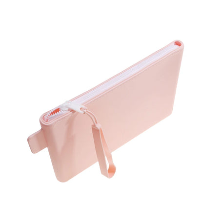 Sac de rangement en Silicone, sac de rangement Portable pour fichiers portables, voyage, téléphone Portable, écouteurs, brosse de maquillage, rouge à lèvres, pochette organisateur